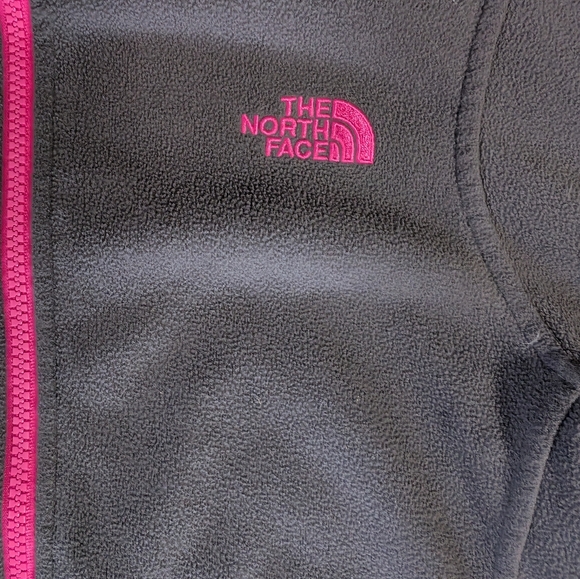 The North Face Gray Jacket with Pink Accents - Picture 2 of 11